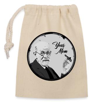 Your Mom Freud - Verschließbarer Geschenkbeutel aus Baumwolle (14x20cm) - Natur - Vorne