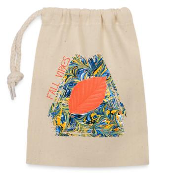 Beech E 274 - Closable cotton gift bag (14x20cm) - nature - Front