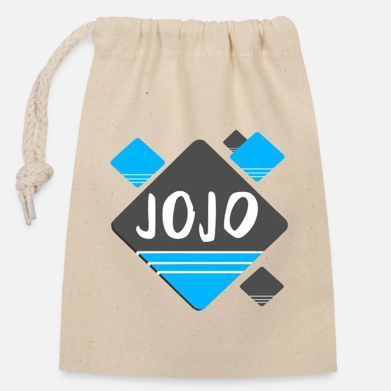 Jojo - Verschließbarer Geschenkbeutel aus Baumwolle (14x20cm) - Natur