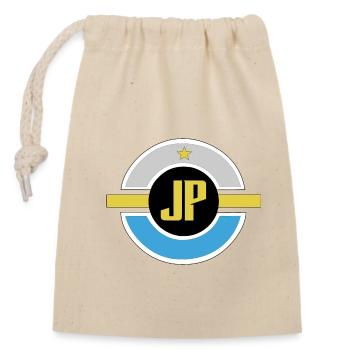 J-P - Verschließbarer Geschenkbeutel aus Baumwolle (14x20cm) - Natur - Vorne