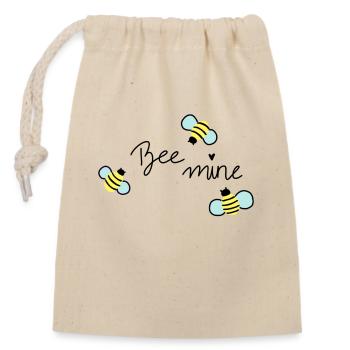 Abeille mine abeille mignonne cadeau amour - Sac cadeau en coton avec cordon (14 x 20 cm) - nature - Devant