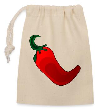 Hot Pepper Spiced Paprika - Cooking - Closable cotton gift bag (14x20cm) - nature - Front