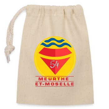 Meurthe-et-Moselle - Closable cotton gift bag (14x20cm) - nature - Front