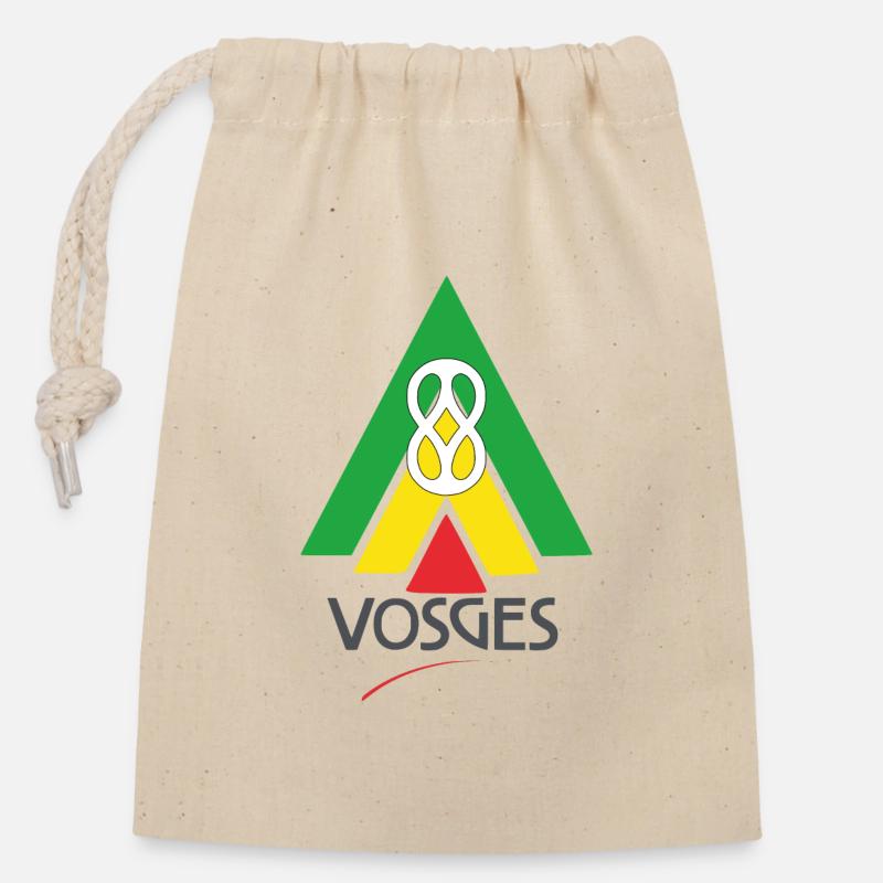 Vosges - Verschließbarer Geschenkbeutel aus Baumwolle (14x20cm) - Natur