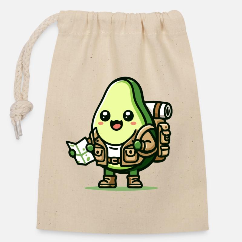 Avocat aventurier Toon - Sac cadeau en coton avec cordon (14 x 20 cm) - nature