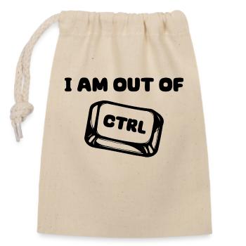 Développeur de logiciels Déclaration du développeur Débogage de code - Sac cadeau en coton avec cordon (14 x 20 cm) - nature - Devant