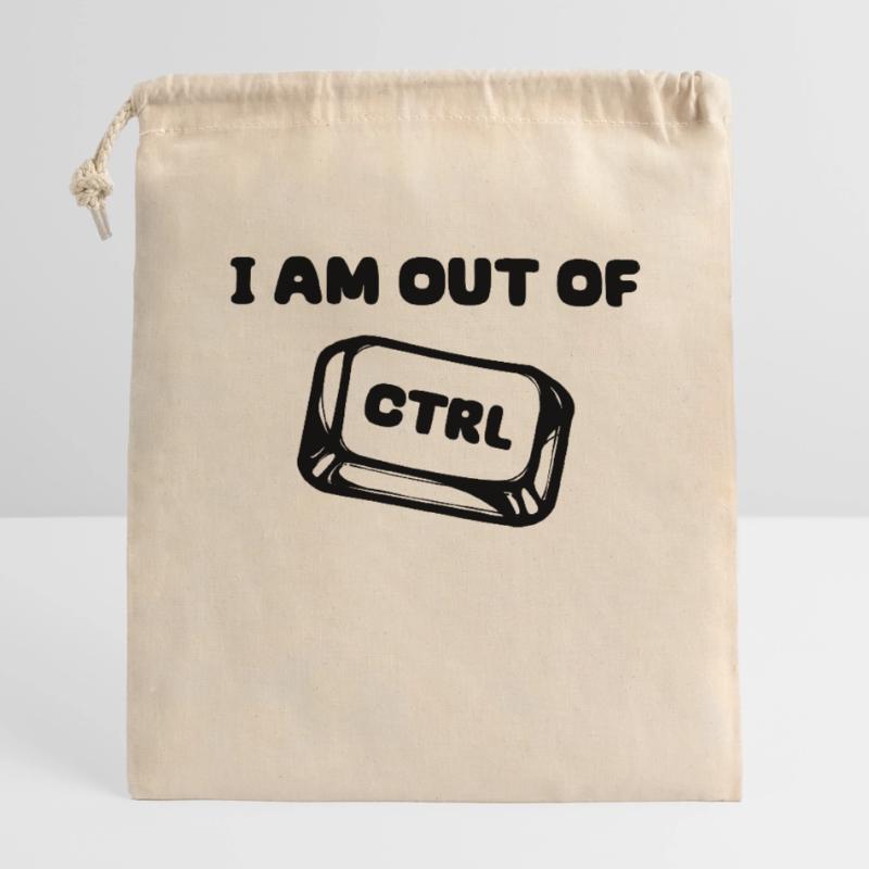 Software Developer Developer Statement Code Debug Closable cotton gift bag (14x20cm)