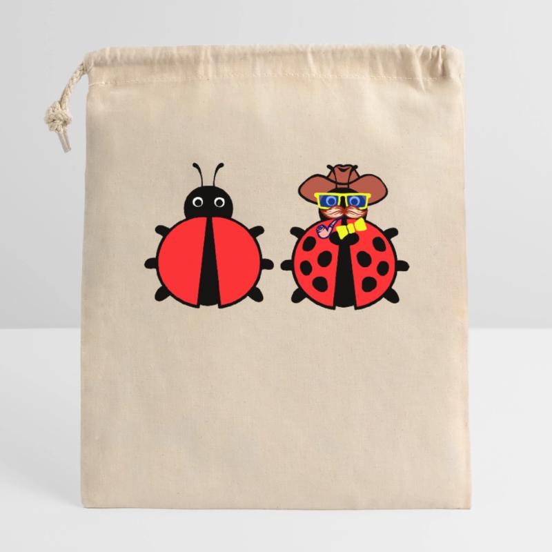Bugs Debug Developer Bugfixing Programmer Closable cotton gift bag (14x20cm)