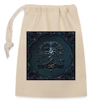 The Glow of the Tree of Life, the Soul Gems. - Closable cotton gift bag (14x20cm) - nature - Front