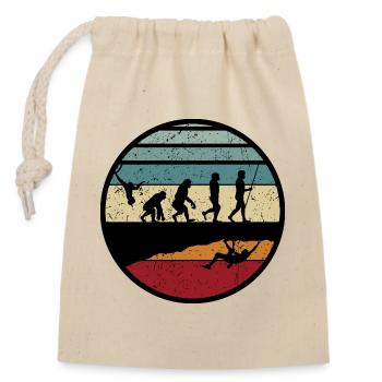 Sunset Evolution Journey - Closable cotton gift bag (14x20cm) - nature - Front