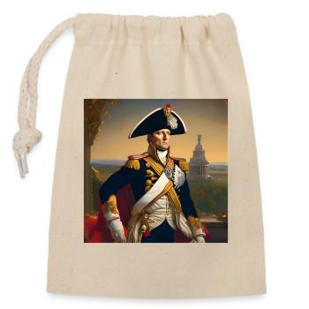 Napoleon, Napoleon Bonaparte, Korsika - Verschließbarer Geschenkbeutel aus Baumwolle (14x20cm) - Natur - Vorne
