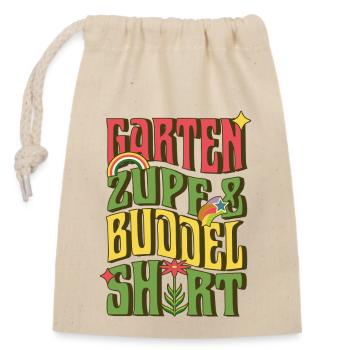 GARDEN PLUCK AND DIG SHIRT - Closable cotton gift bag (14x20cm) - nature - Front