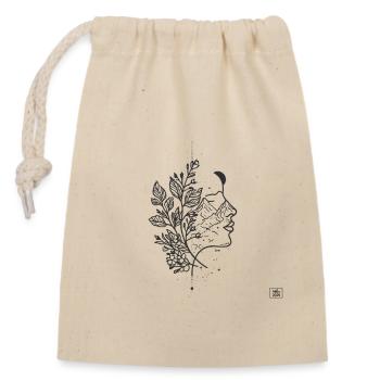 Mystical - Closable cotton gift bag (14x20cm) - nature - Front