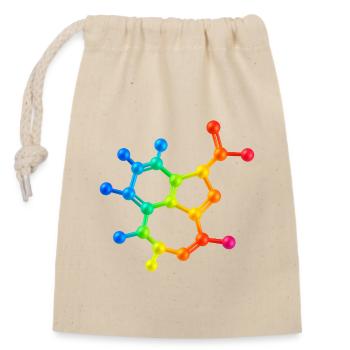 Trippy acid has visual effect - Closable cotton gift bag (14x20cm) - nature - Front