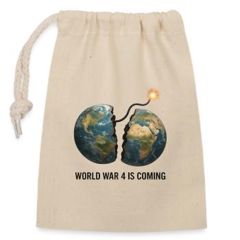 Cracked Earth Fuse: Global Clash - Closable cotton gift bag (14x20cm) - nature - Front