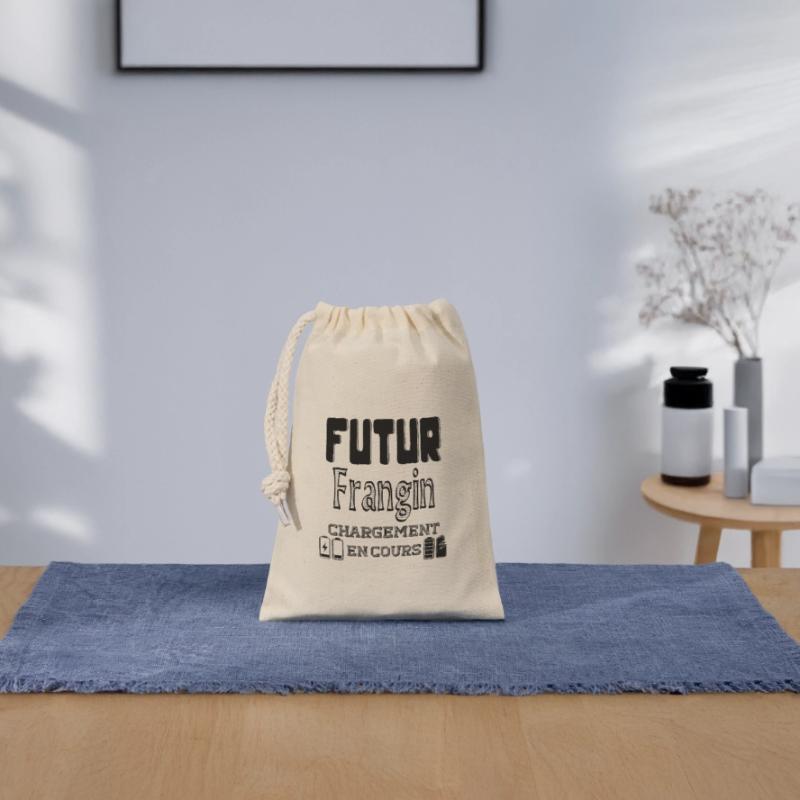 Future Brother Loading In Progress Closable cotton gift bag (14x20cm)
