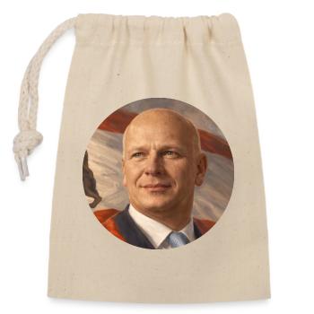 Révolution Wegner - Sac cadeau en coton avec cordon (14 x 20 cm) - nature - Devant