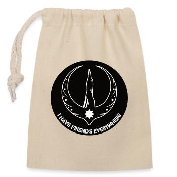 Rebellion Loon Logo - Eistaucher Rebellion Logo - Verschließbarer Geschenkbeutel aus Baumwolle (14x20cm) - Natur - Vorne