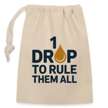 Homeopathy 1 Drop To Rule Them All Professional  - Closable cotton gift bag (14x20cm) - nature - Front