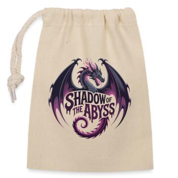 L’Ombre du Dragon de l’Abîme - Sac cadeau en coton avec cordon (14 x 20 cm) - nature - Devant