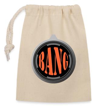 Bang – Style Comic Explosif - Sac cadeau en coton avec cordon (14 x 20 cm) - nature - Devant