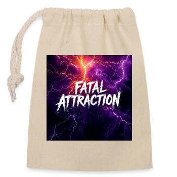 Electric Storm Fury - Closable cotton gift bag (14x20cm) - nature - Front