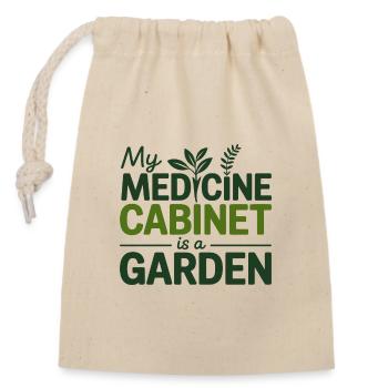 Naturopath My Medicine Cabinet Garden  - Closable cotton gift bag (14x20cm) - nature - Front