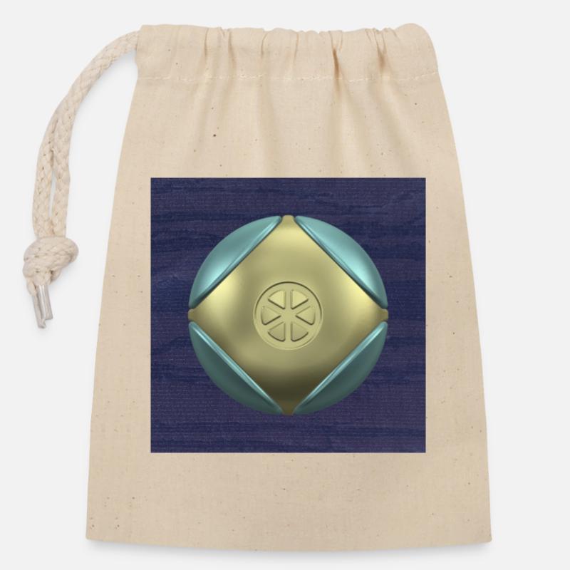 Emnaloc - Closable cotton gift bag (14x20cm) - nature