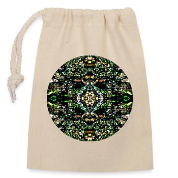 Nature Mandala Pebbles in the River - Closable cotton gift bag (14x20cm) - nature - Front