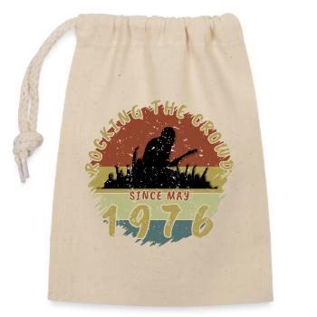 50e anniversaire Faire vibrer la foule GIT 05/1976 - Sac cadeau en coton avec cordon (14 x 20 cm) - nature - Devant