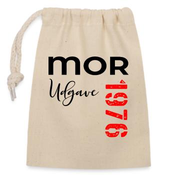 Mother édition 1976 - Sac cadeau en coton avec cordon (14 x 20 cm) - nature - Devant