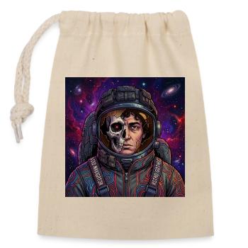 Dead in Space - Verschließbarer Geschenkbeutel aus Baumwolle (14x20cm) - Natur - Vorne