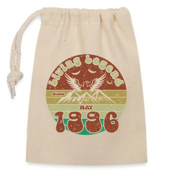 30th Birthday Living Legend since VIN 05/1996 - Closable cotton gift bag (14x20cm) - nature - Front