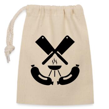 Griller - Sac cadeau en coton avec cordon (14 x 20 cm) - nature - Devant