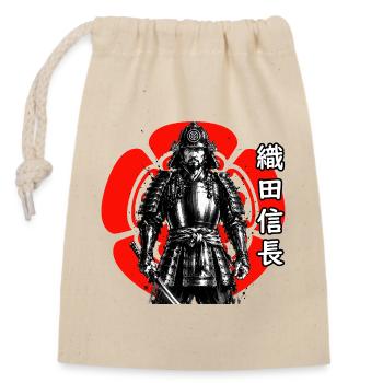 Oda Nobunaga, un grand unificateur du Japon - Sac cadeau en coton avec cordon (14 x 20 cm) - nature - Devant