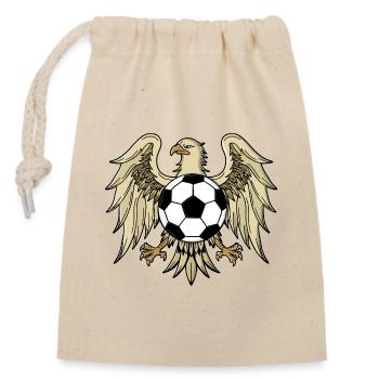 Germany Football Eagle German Pride Deutschland - Closable cotton gift bag (14x20cm) - nature - Front