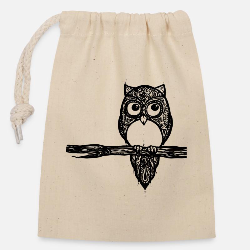 That's great! - Closable cotton gift bag (14x20cm) - nature