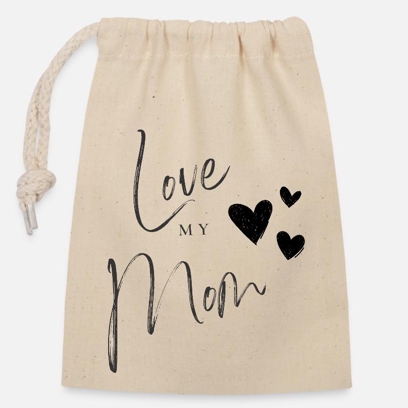 L13 - Closable cotton gift bag (14x20cm) - nature