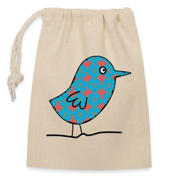 anniversary. Anniversary Decade. humor. funny - Closable cotton gift bag (14x20cm) - nature - Front