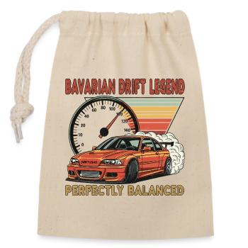Bavarian Drift Legend - Verschließbarer Geschenkbeutel aus Baumwolle (14x20cm) - Natur - Vorne