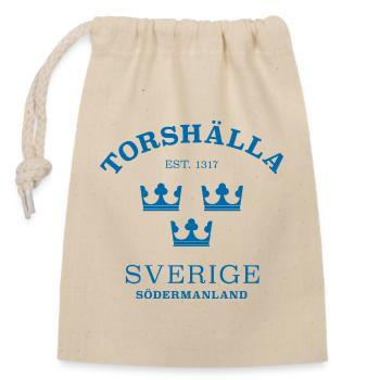 Torshälla, Sverige, Suède - Sac cadeau en coton avec cordon (14 x 20 cm) - nature - Devant