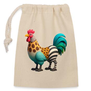 HYBRID ANIMAL - baby & kids - Sac cadeau en coton avec cordon (14 x 20 cm) - nature - Devant
