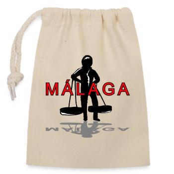 Malaga Cenachero  - Verschließbarer Geschenkbeutel aus Baumwolle (14x20cm) - Natur - Vorne