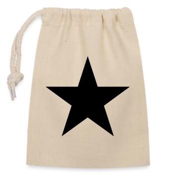 Star Black - Sac cadeau en coton avec cordon (14 x 20 cm) - nature - Devant