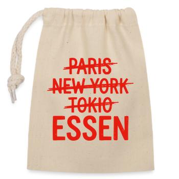 Essen Ruhrpott, Ruhrgebiet City Shirt, hoodie, Cap - Verschließbarer Geschenkbeutel aus Baumwolle (14x20cm) - Natur - Vorne
