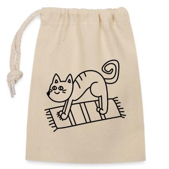 Anti-Zoo Seven - Closable cotton gift bag (14x20cm) - nature - Front