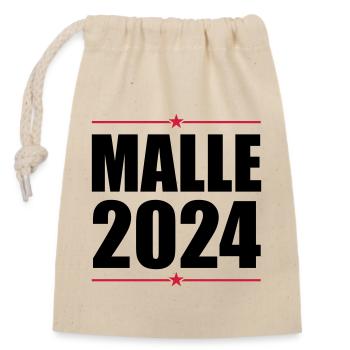 Malle 2024 Mallorca Holidays - Closable cotton gift bag (14x20cm) - nature - Front