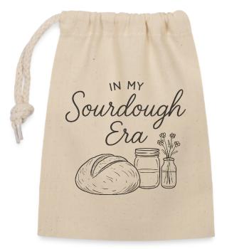 Baking Baker Sourdough In My Sourdough Era - Closable cotton gift bag (14x20cm) - nature - Front