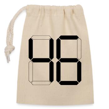 NUMBER 46 Forty-Six Gift Digital - Closable cotton gift bag (14x20cm) - nature - Front