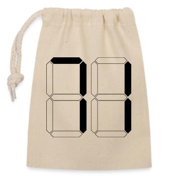 NUMBER 71 Seventy-One Gift Digital - Closable cotton gift bag (14x20cm) - nature - Front